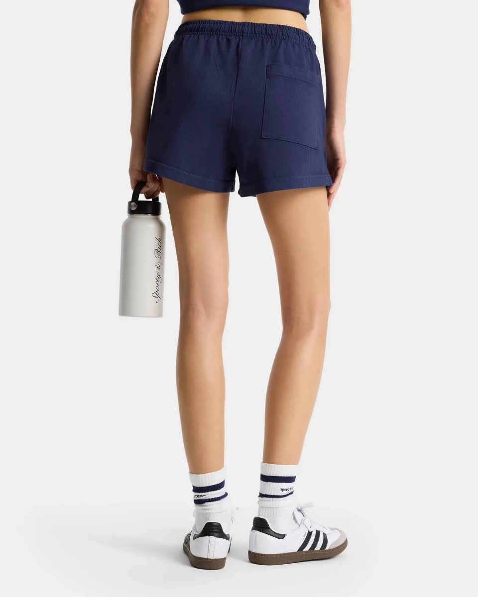 Pantaloni SPORTY&amp;RICH SHORT SH037606304BL106 DARK NAVY - Img 4