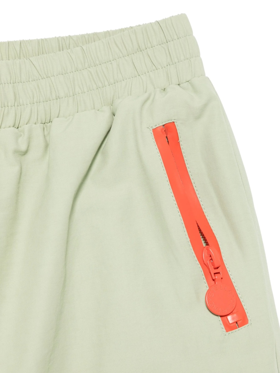 Pantaloni Stella McCartney verzi din bumbac si poliamida - Img 3