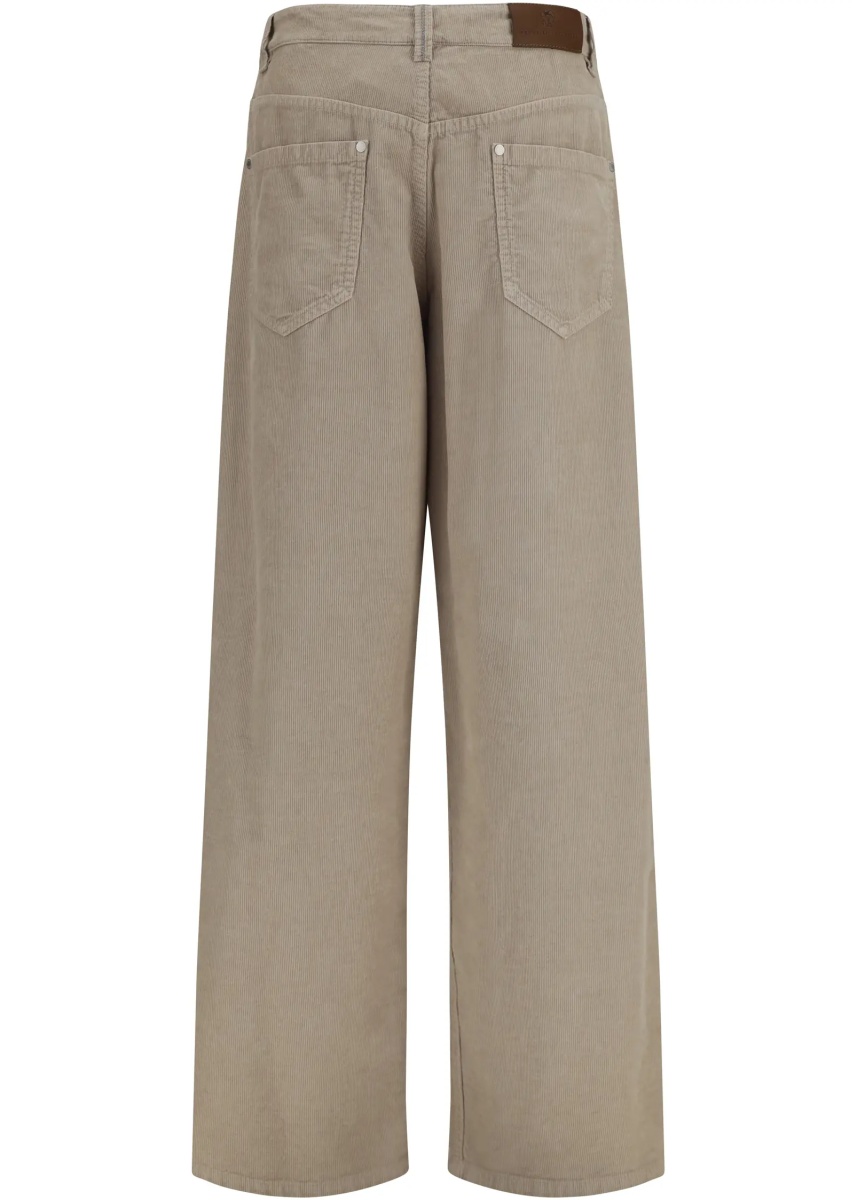 Pantaloni Straight-leg cotton and linen Pants - Img 2