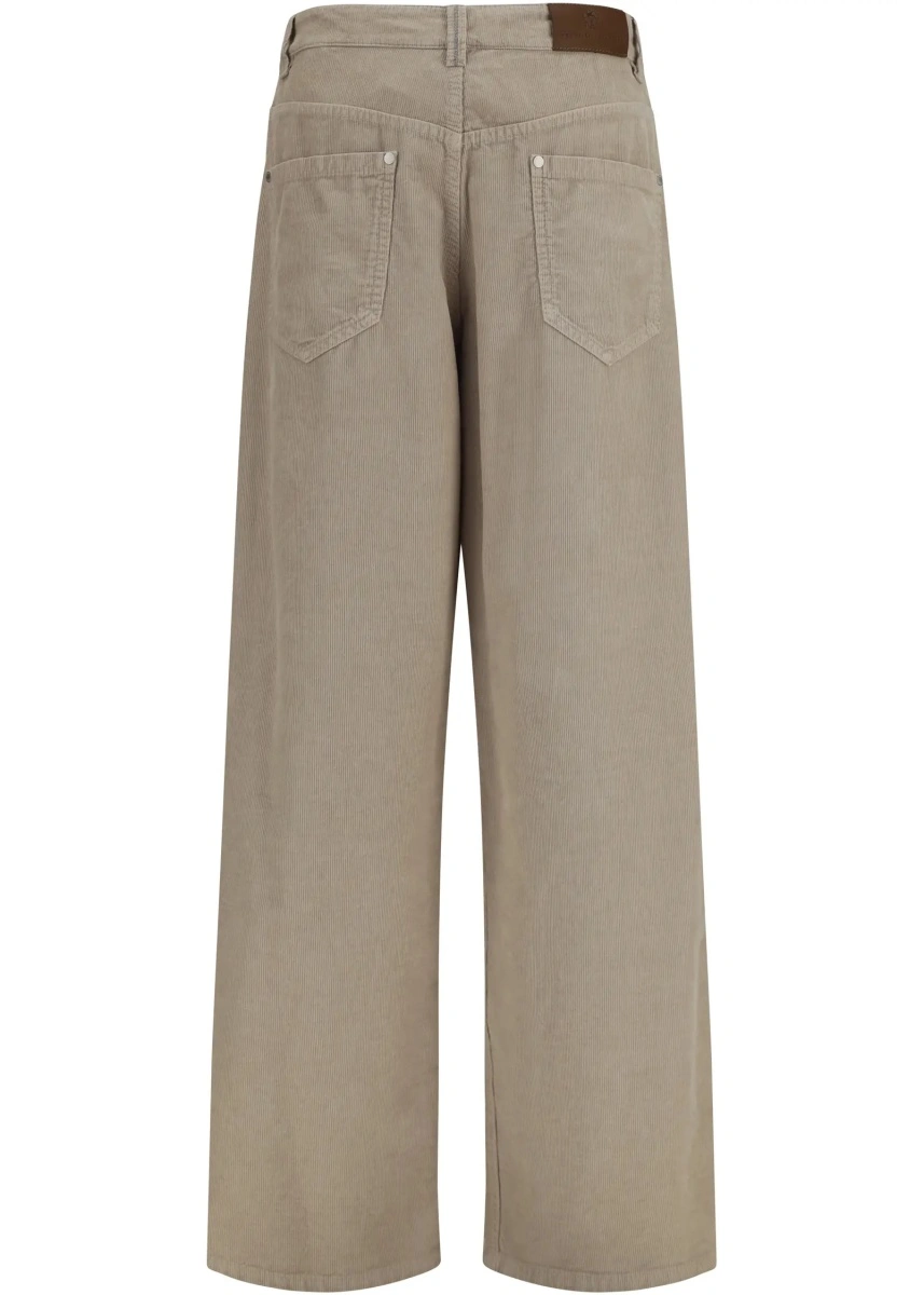 Pantaloni Straight-leg cotton and linen Pants - Img 2