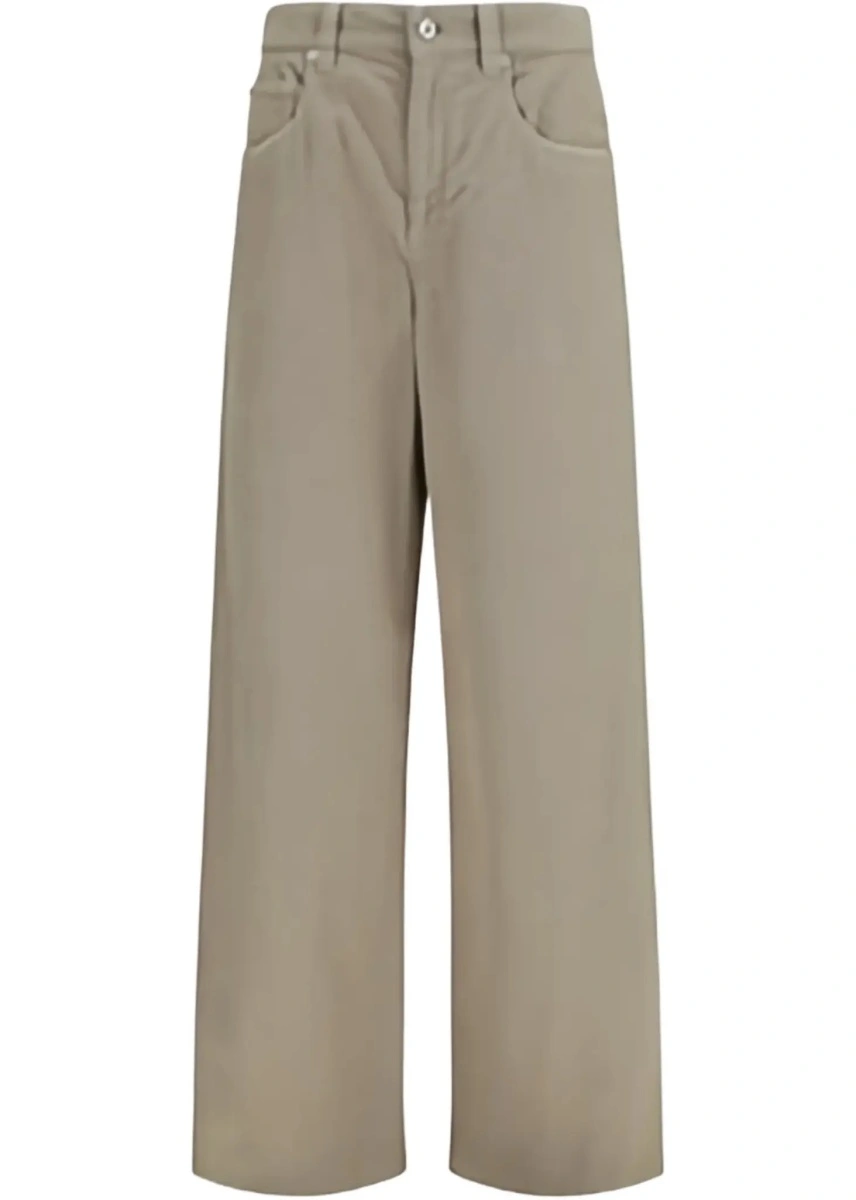 Pantaloni Straight-leg cotton and linen Pants - Img 6