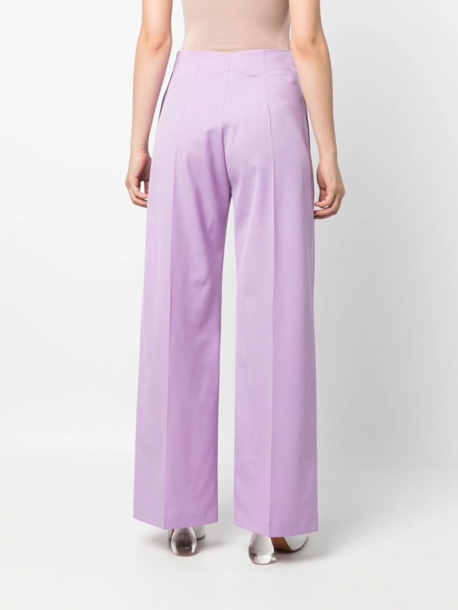 Pantaloni talie inalta Patou violet - Img 4