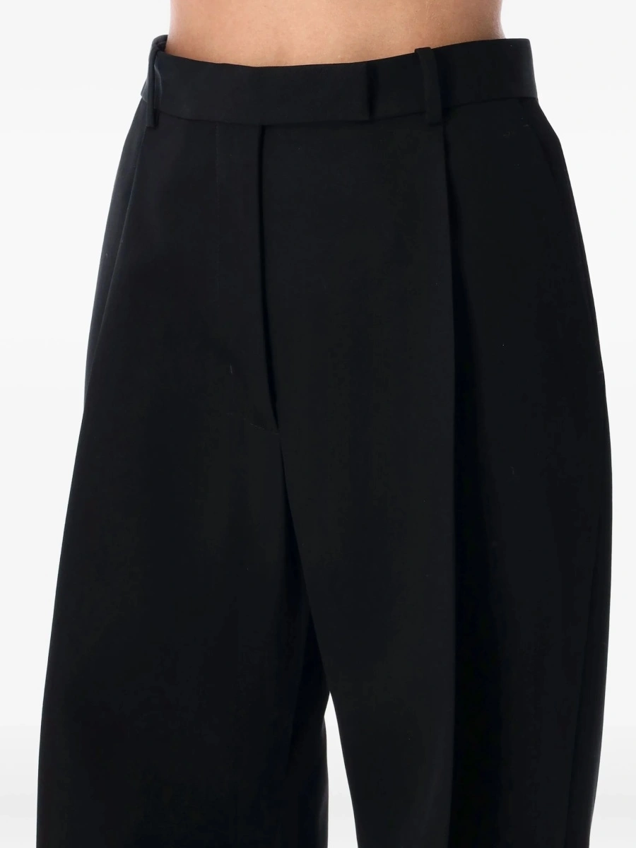Pantaloni talie inalta Tom Ford negri - Img 3