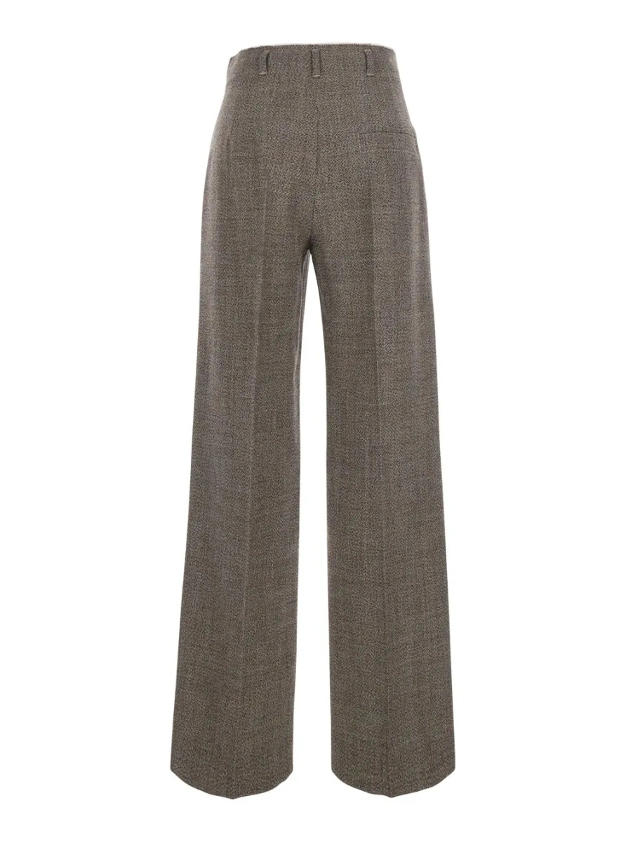 Pantaloni TELA gri din lana 'Martini' - Img 2