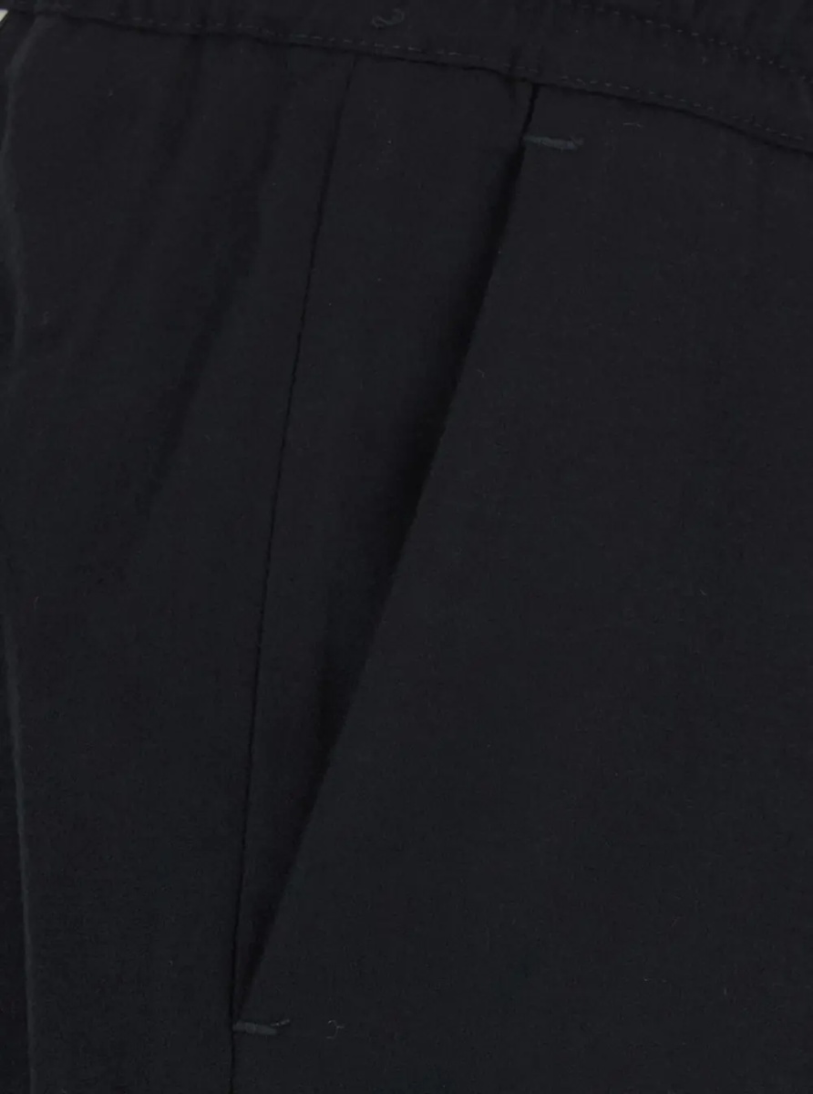 Pantaloni 'TOKYO' black Pants with pockets and elasticated waist in cotton for men - Img 3