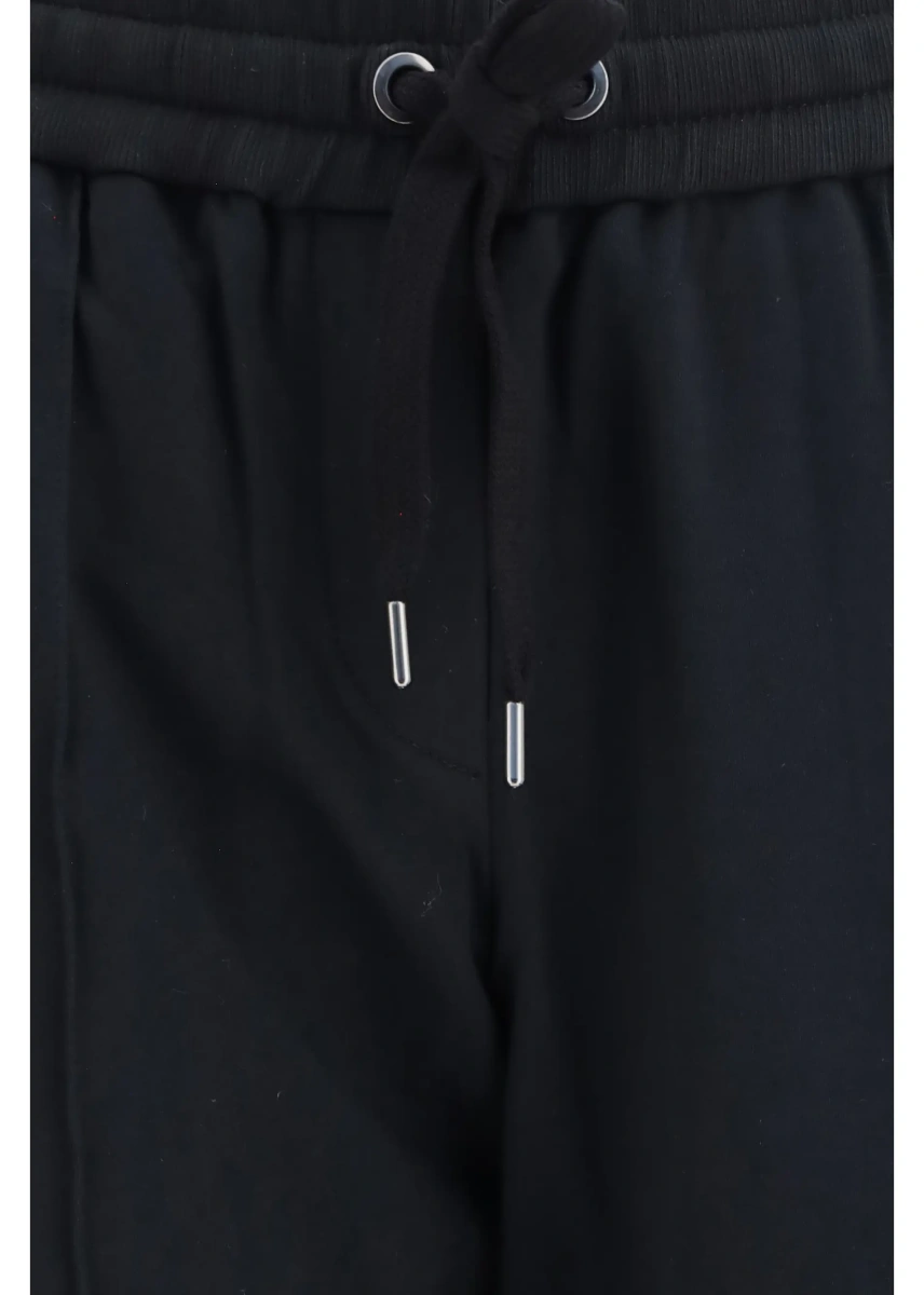 Pantaloni Track stretch-fleece Pants with monili detailing - Img 3