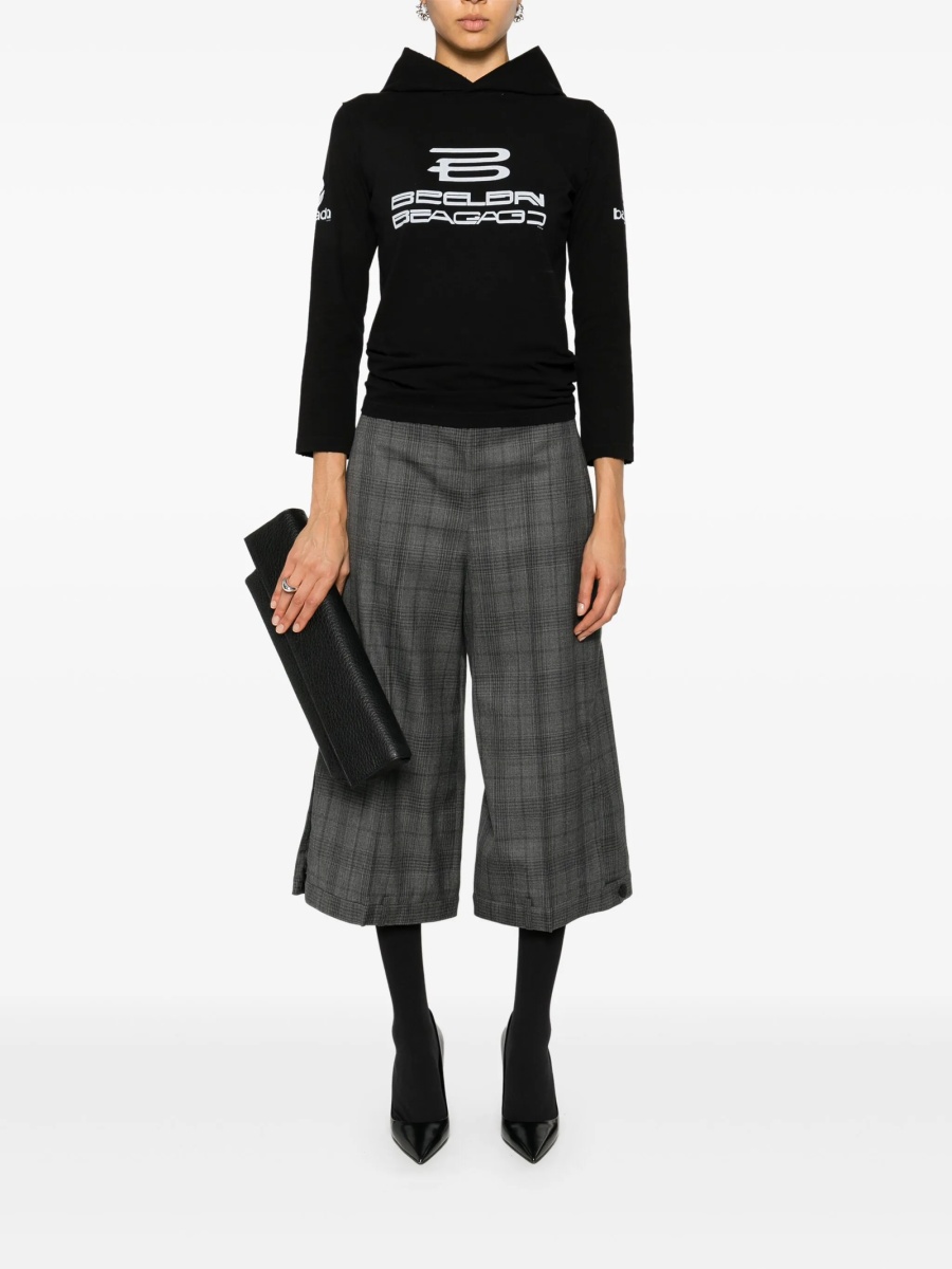 Pantaloni trei sferturi Balenciaga gri - Img 2