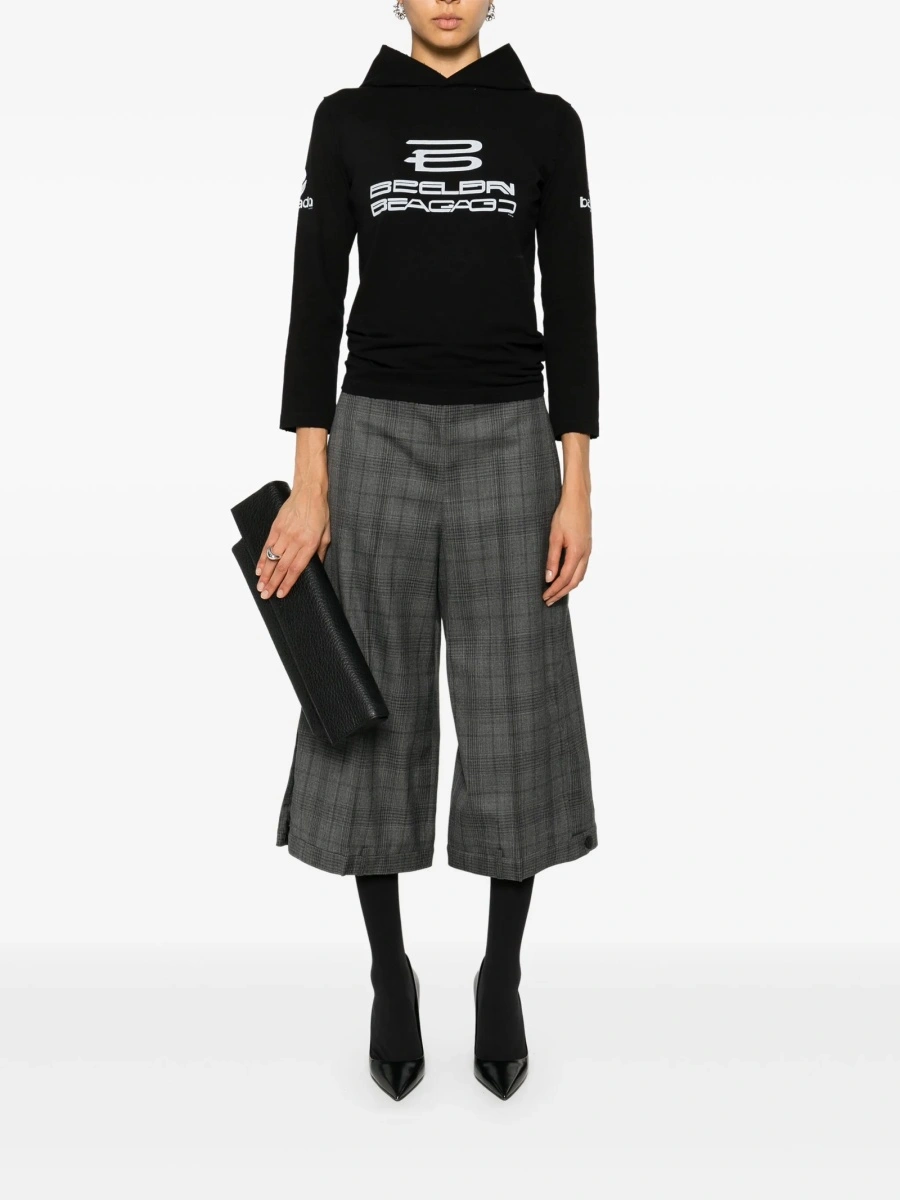 Pantaloni trei sferturi Balenciaga gri - Img 2