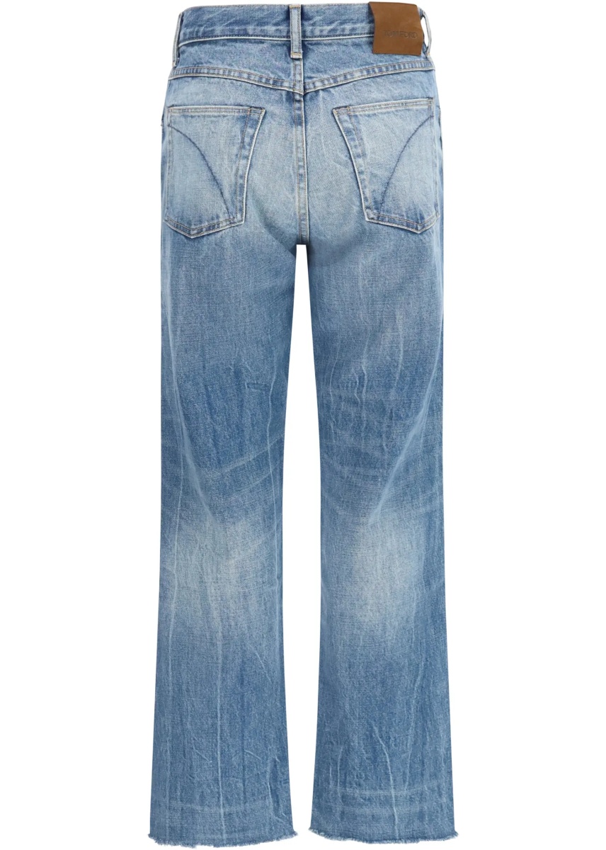Pantaloni Washed denim cigarette Jeans - Img 2