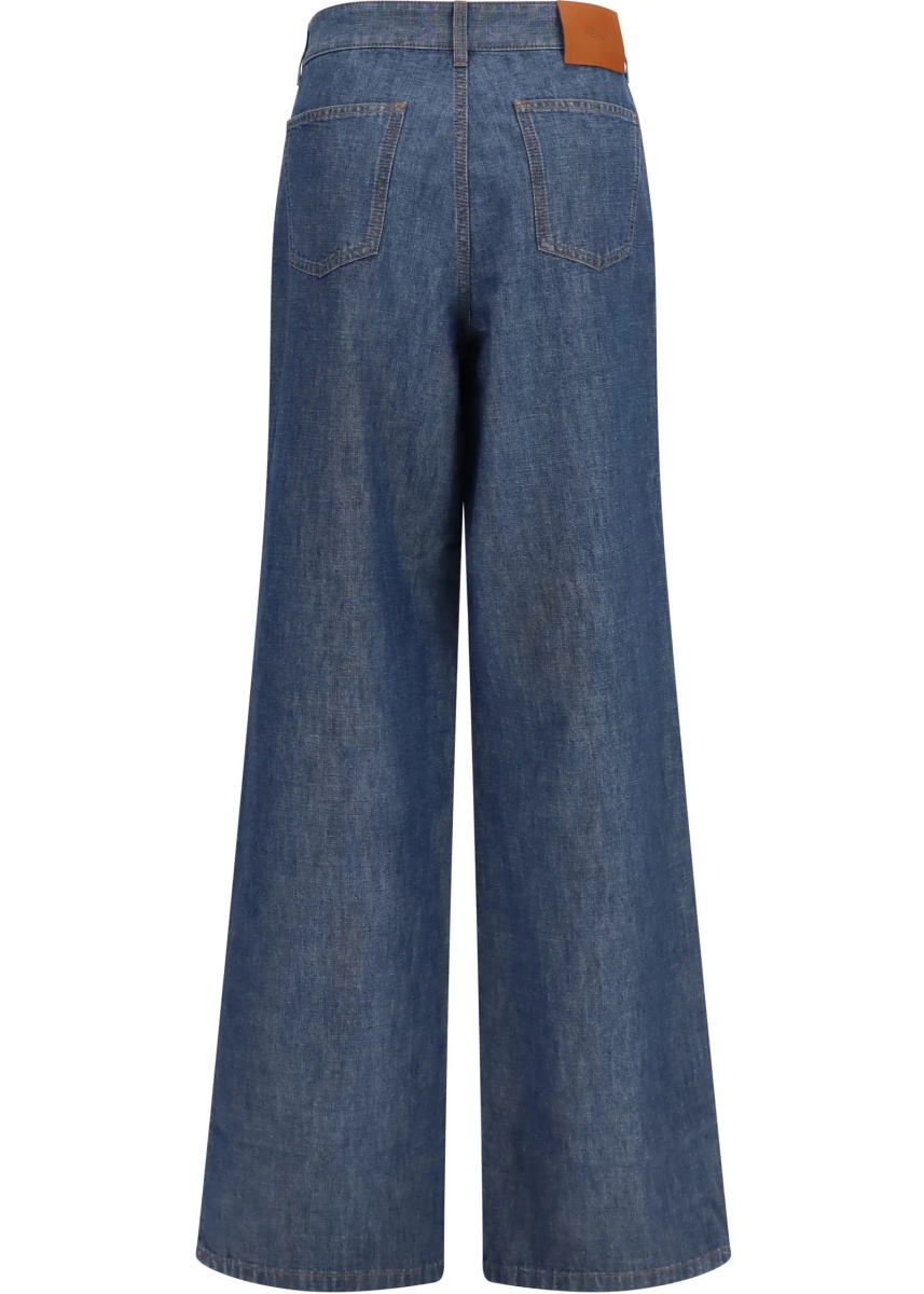 Pantaloni Wide-leg chambray Jeans - Img 2