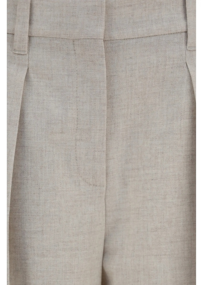 Pantaloni Wool and cashmere tailored Pants - Img 3