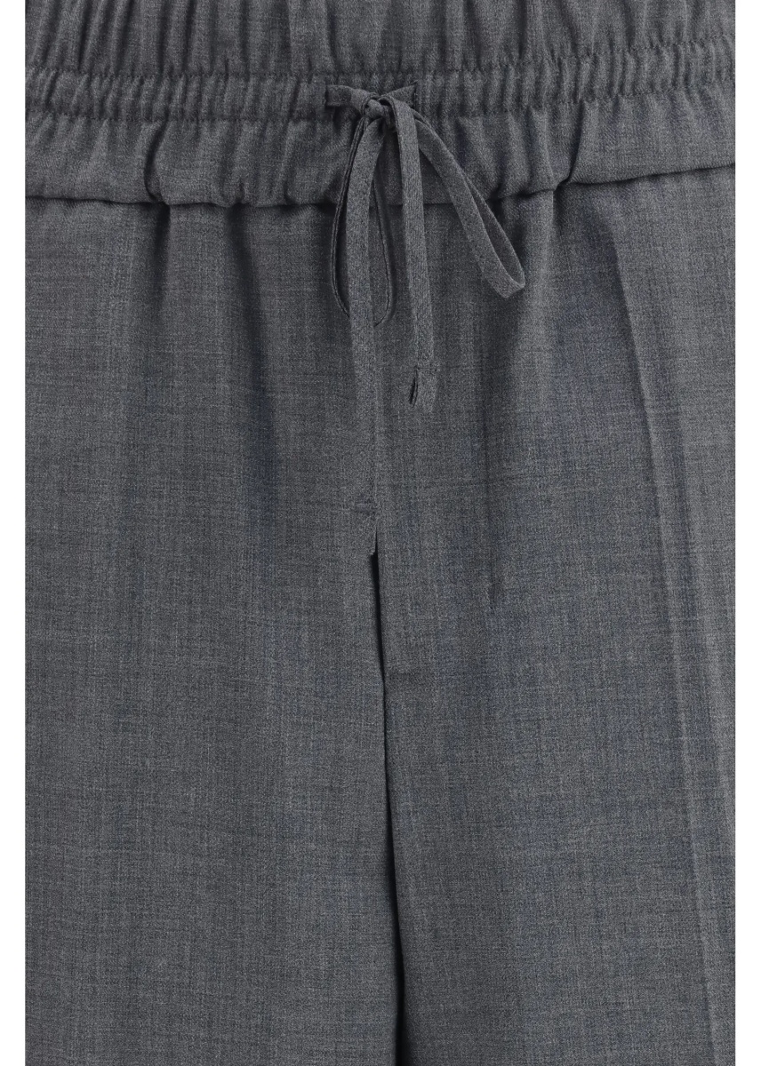 Pantaloni Wool Pants with elasticated waist - Img 3