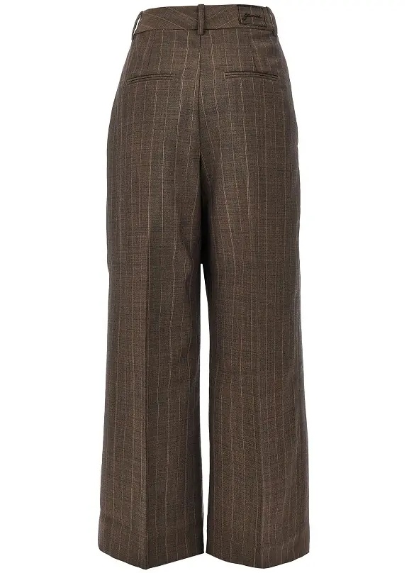Pantaloni Wool pants with pinstriped motif - Img 3