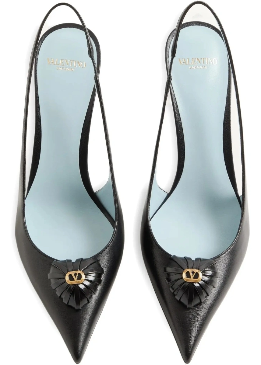 Pantofi Coeur Royal Slingback leather Pumps - Img 6
