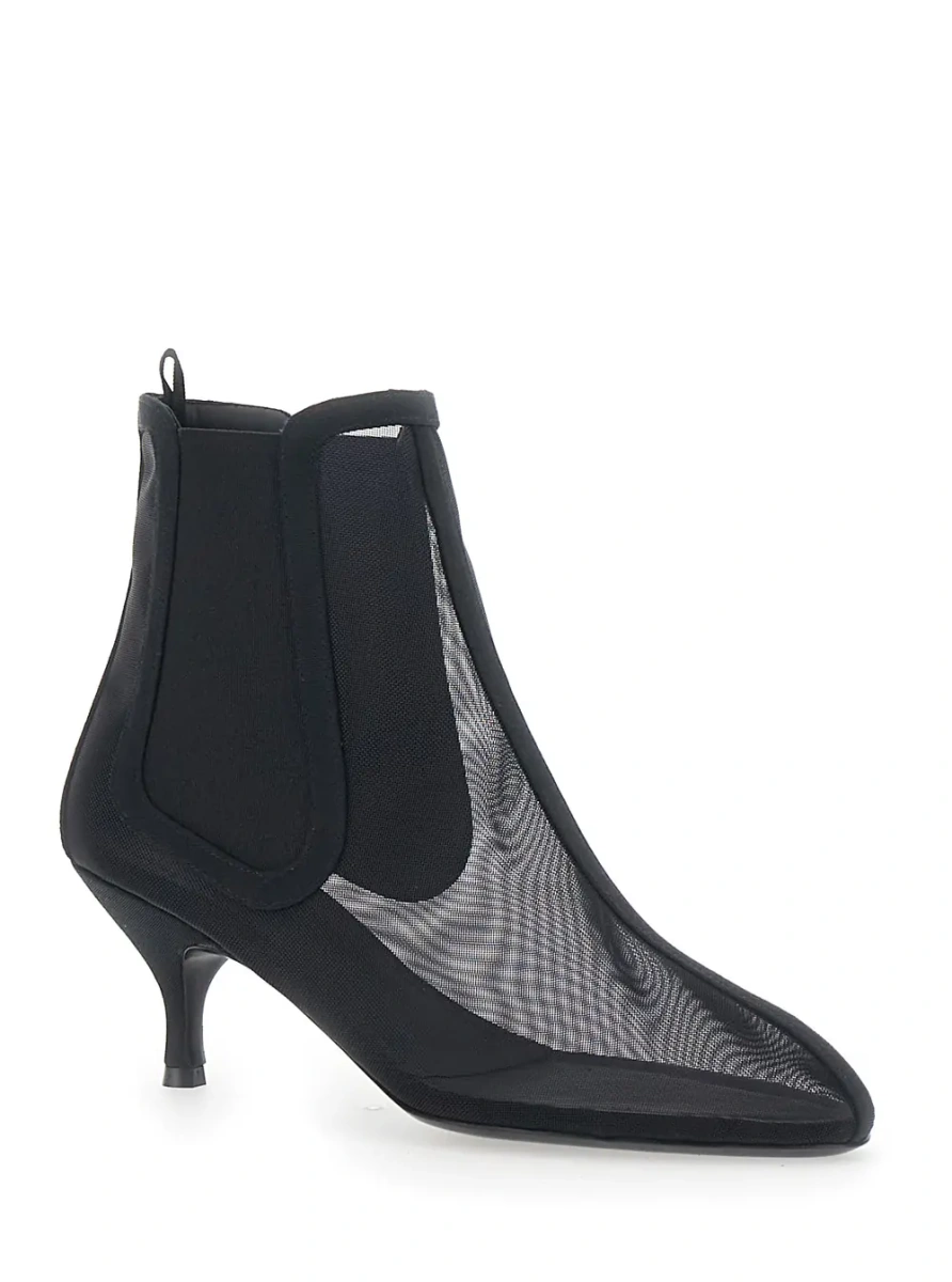 Pantofi cu toc Alaïa negri din piele - Img 2