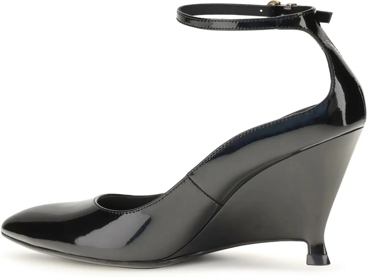 Pantofi cu toc Pinko negri din piele - Img 3