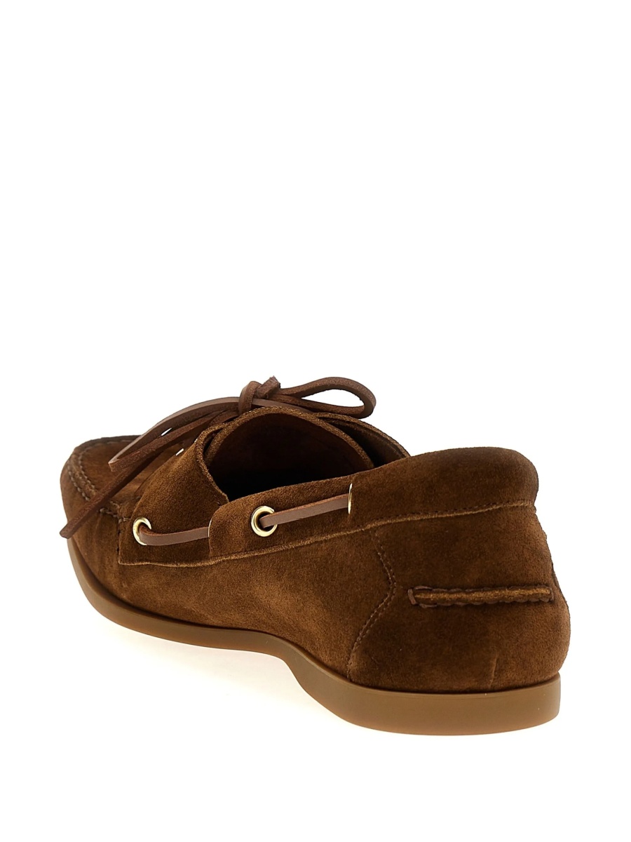 Pantofi de navigatie Tom Ford maro din alama si piele - Img 3
