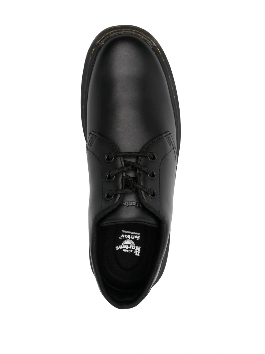 Pantofi Derby Dr. Martens negri din piele - Img 4