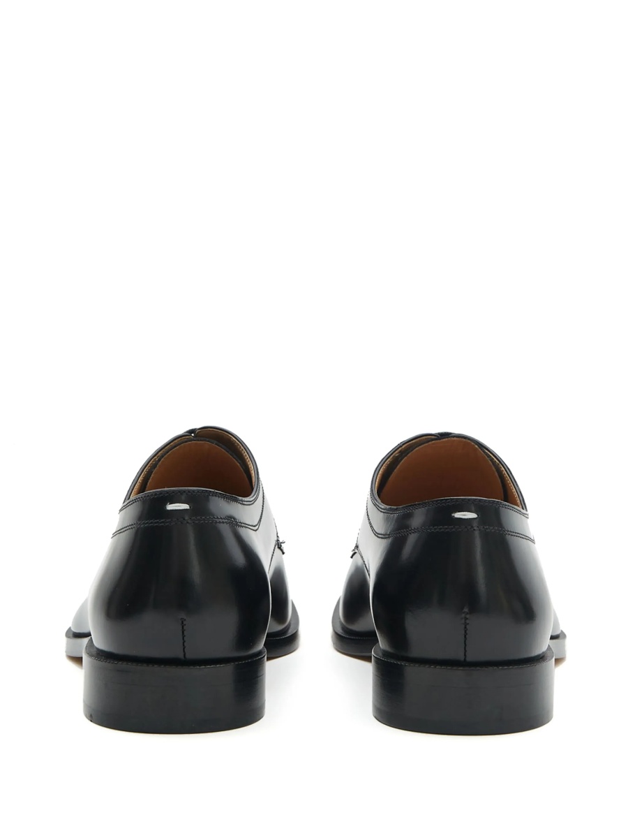 Pantofi Derby Maison Margiela tabi negri din piele - Img 4