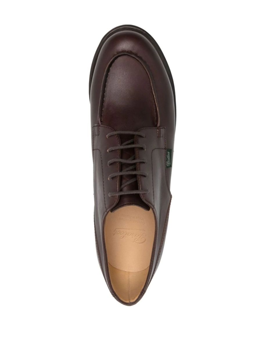 Pantofi Derby PARABOOT maro din piele - Img 4