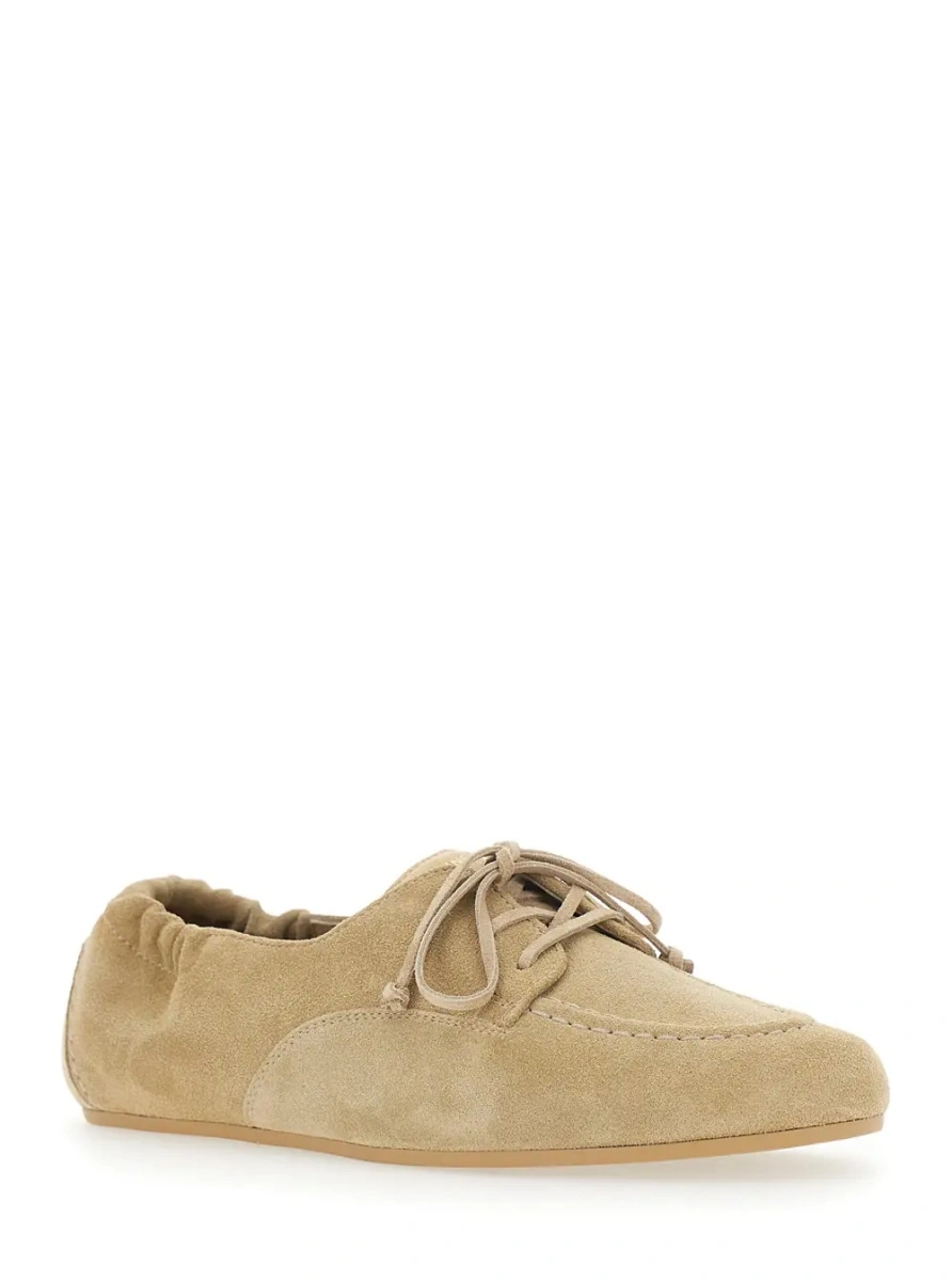 Pantofi eleganti Céline bej din piele intoarsa - Img 2