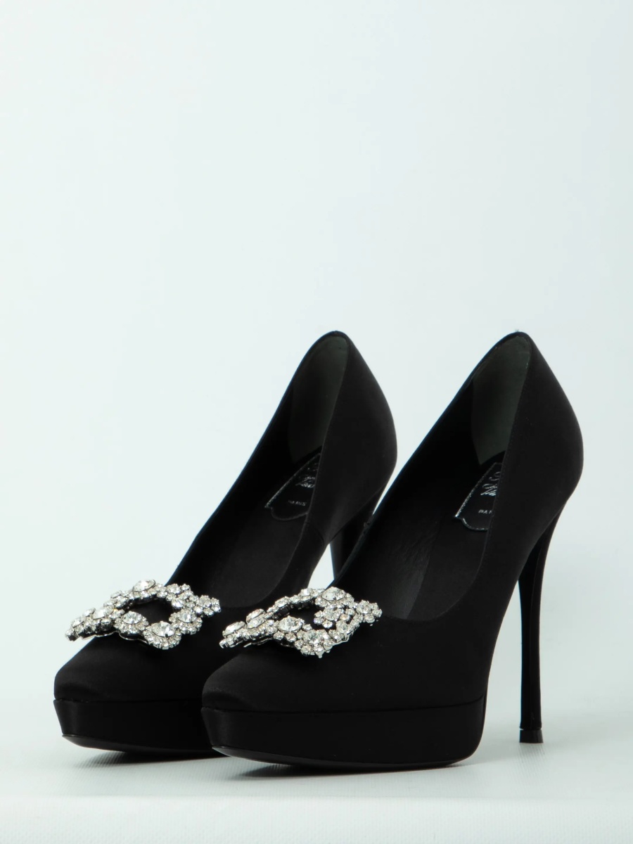 Pantofi Flower Strass 120 Pumps - Img 2