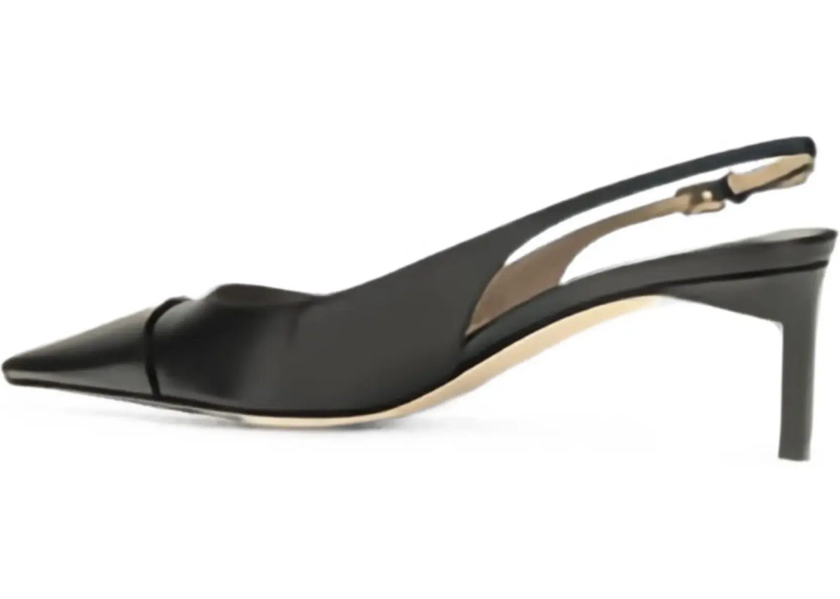 Pantofi Leather Slingback Pumps - Img 7