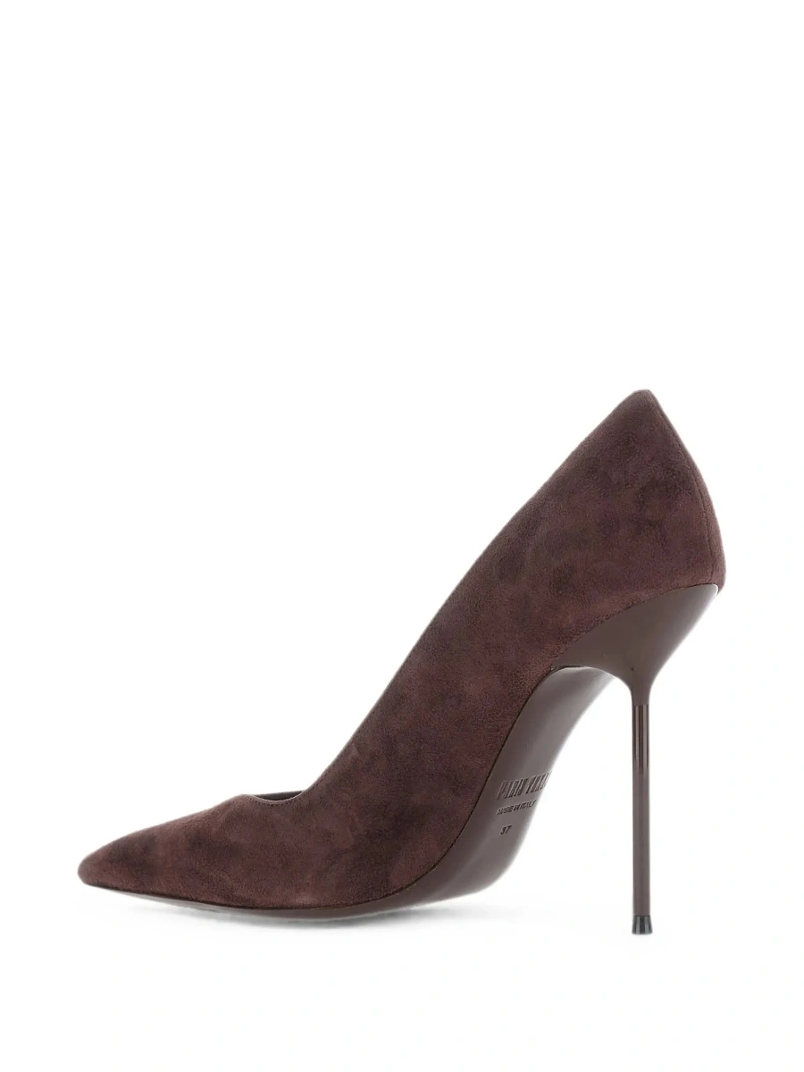 Pantofi 'Lidia' Brown Pumps with High Heel in Suede in for Women - Img 5