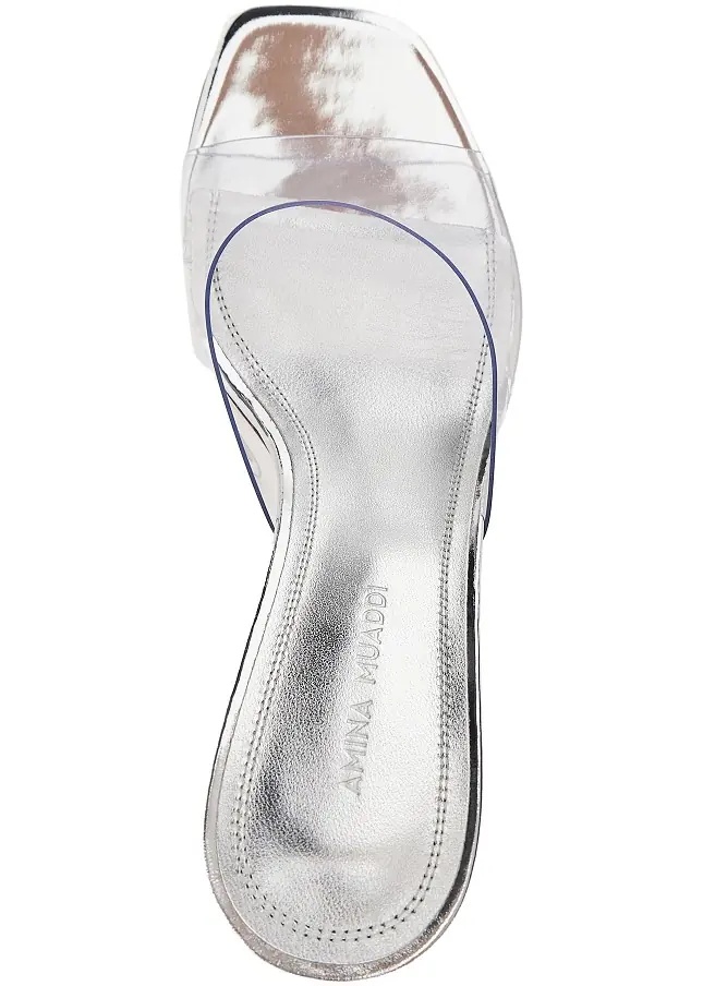 Pantofi Lupita Glass pvc mules - Img 4