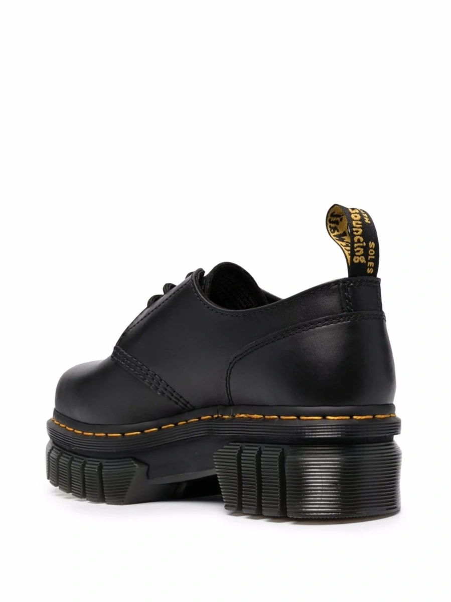Pantofi Oxford Dr. Martens negri din piele - Img 3