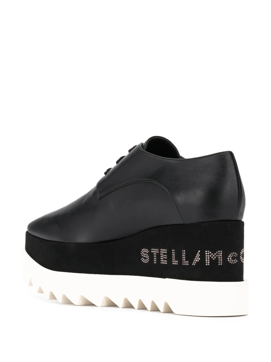Pantofi Oxford Stella McCartney elyse negri din piele eco - Img 3