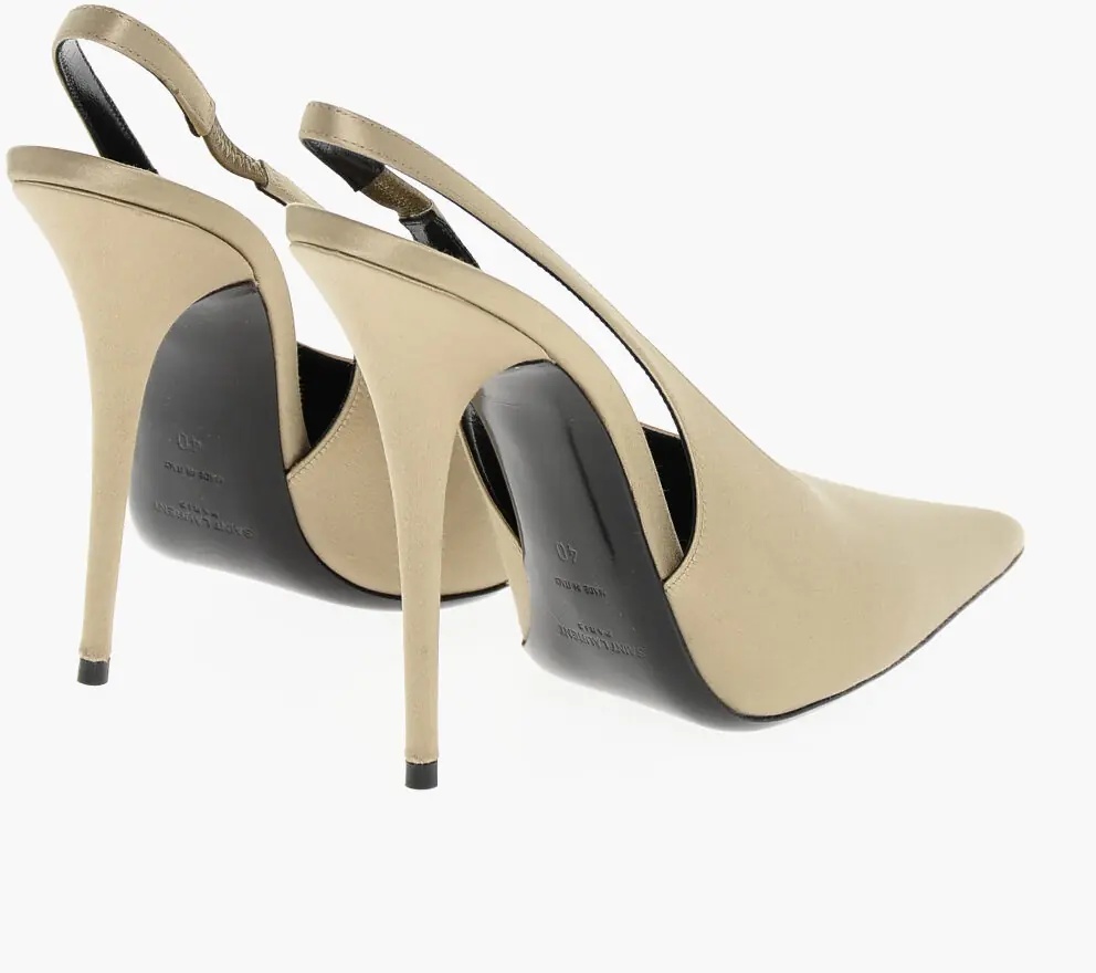 Pantofi Satin L'entracte Slingback Pumps With Stiletto Heel 13Cm* - Img 2