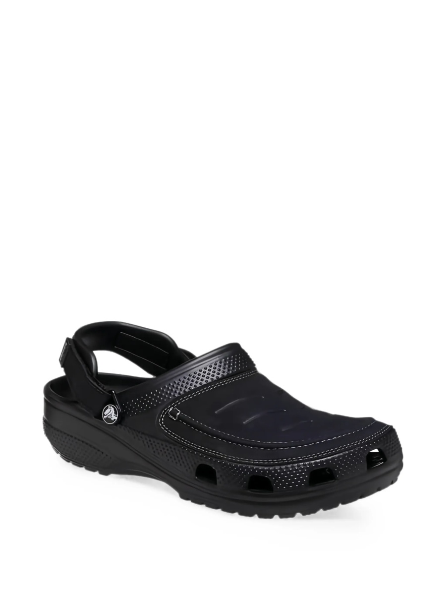 Pantofi slip-on Crocs negri din croslite - Img 5