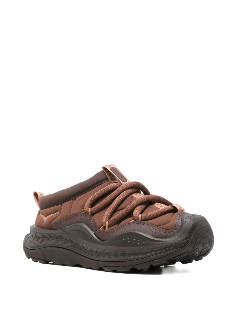Pantofi slip-on Hoka One One maro din material textil - Img 2