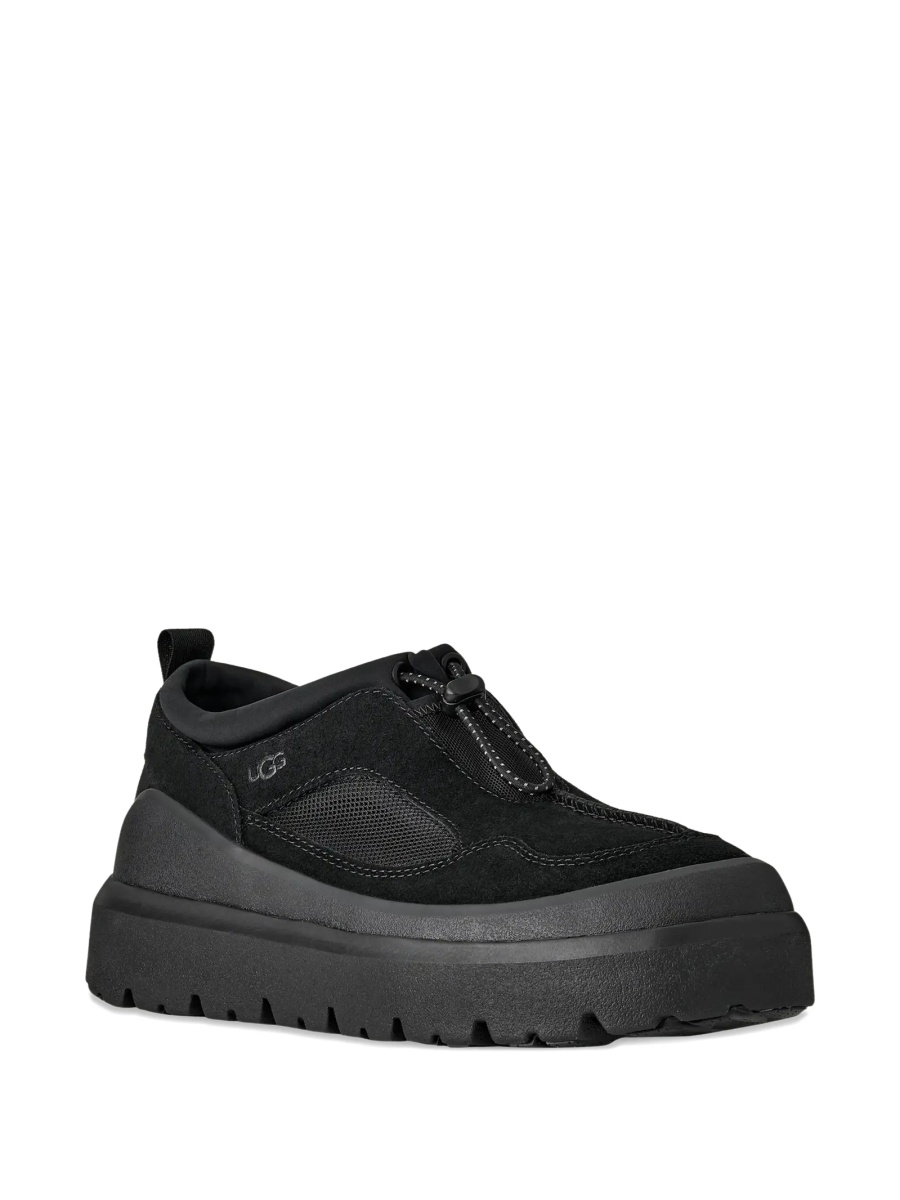 Pantofi slip-on UGG negri din piele intoarsa - Img 2