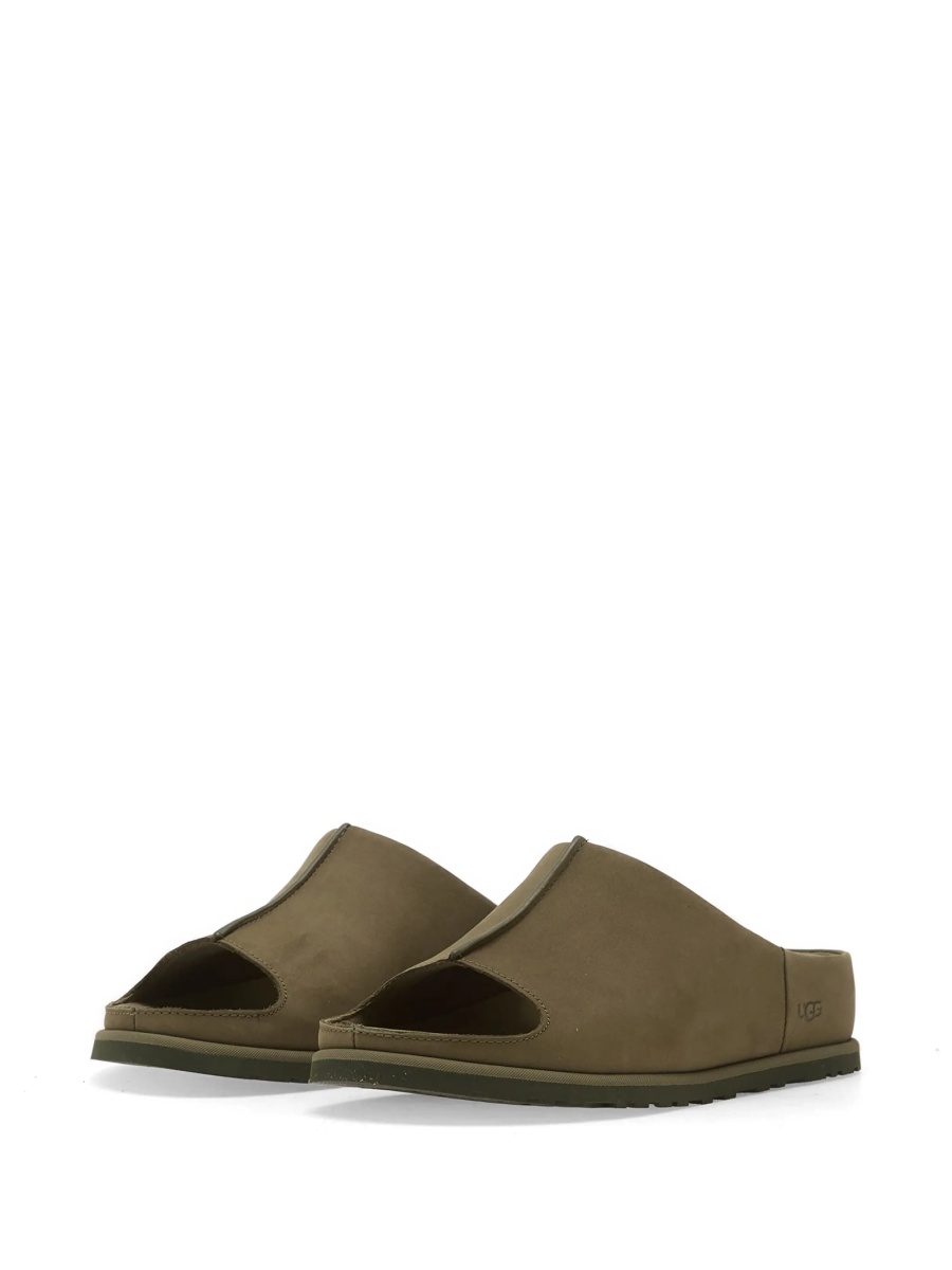 Pantofi slip-on UGG verzi din piele intoarsa - Img 2