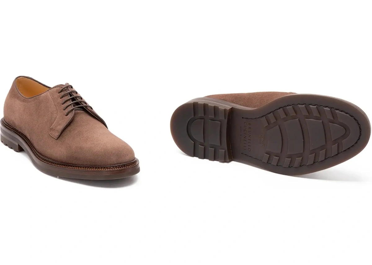 Pantofi Suede Lace-Up Shoes - Img 7