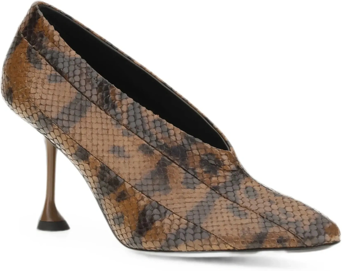 Pantofi Tee Pieced python-print Pumps - Img 5