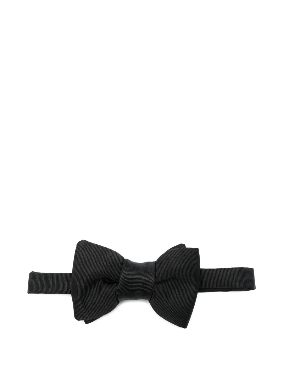 Papion Tom Ford negru din matase - Img 5