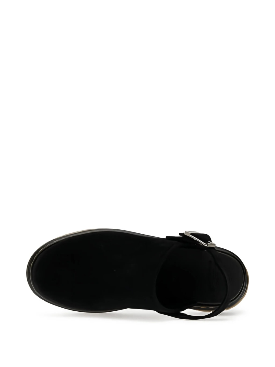 Papuci Dr. Martens negri din piele intoarsa - Img 4