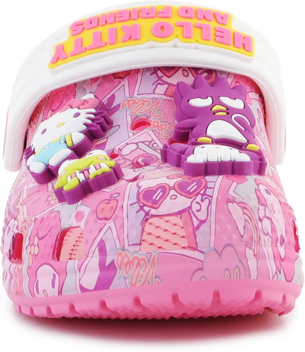 Papuci KIDS slippers CLASSIC HELLO KITTY CLOG T PINK 208025 - 680 - Img 2