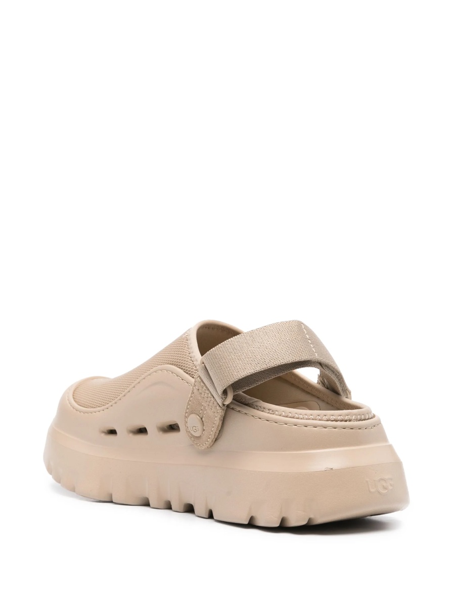 Papuci UGG neutri din poliuretan si material textil - Img 3
