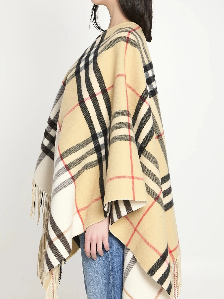 Poncho Double Check Wrap - Img 3