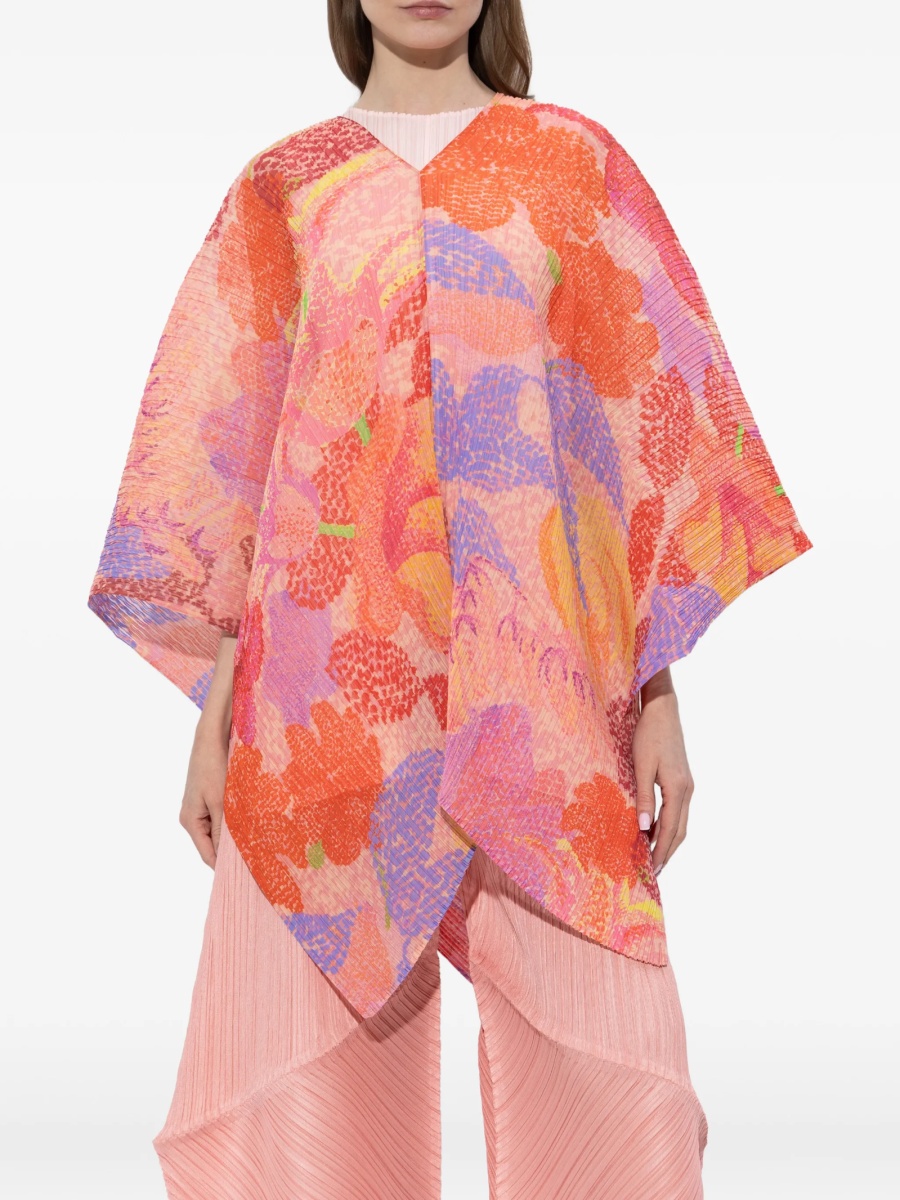 Poncho PLEATS PLEASE ISSEY MIYAKE roz - Img 3