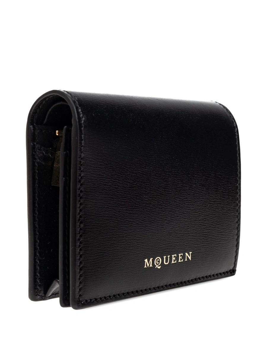 Portofel Alexander McQueen negru din piele - Img 3
