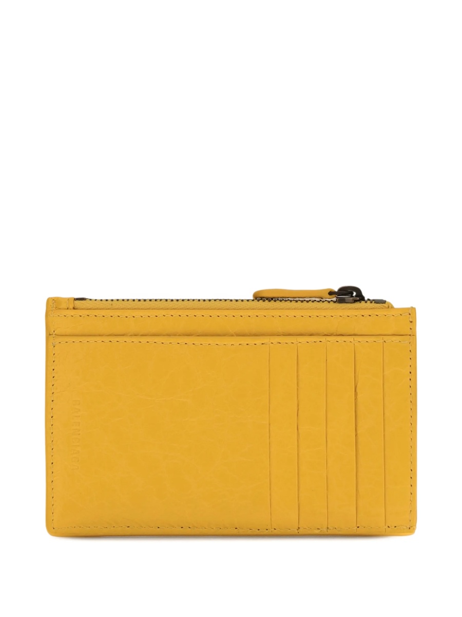 Portofel Balenciaga galben din piele - Img 2