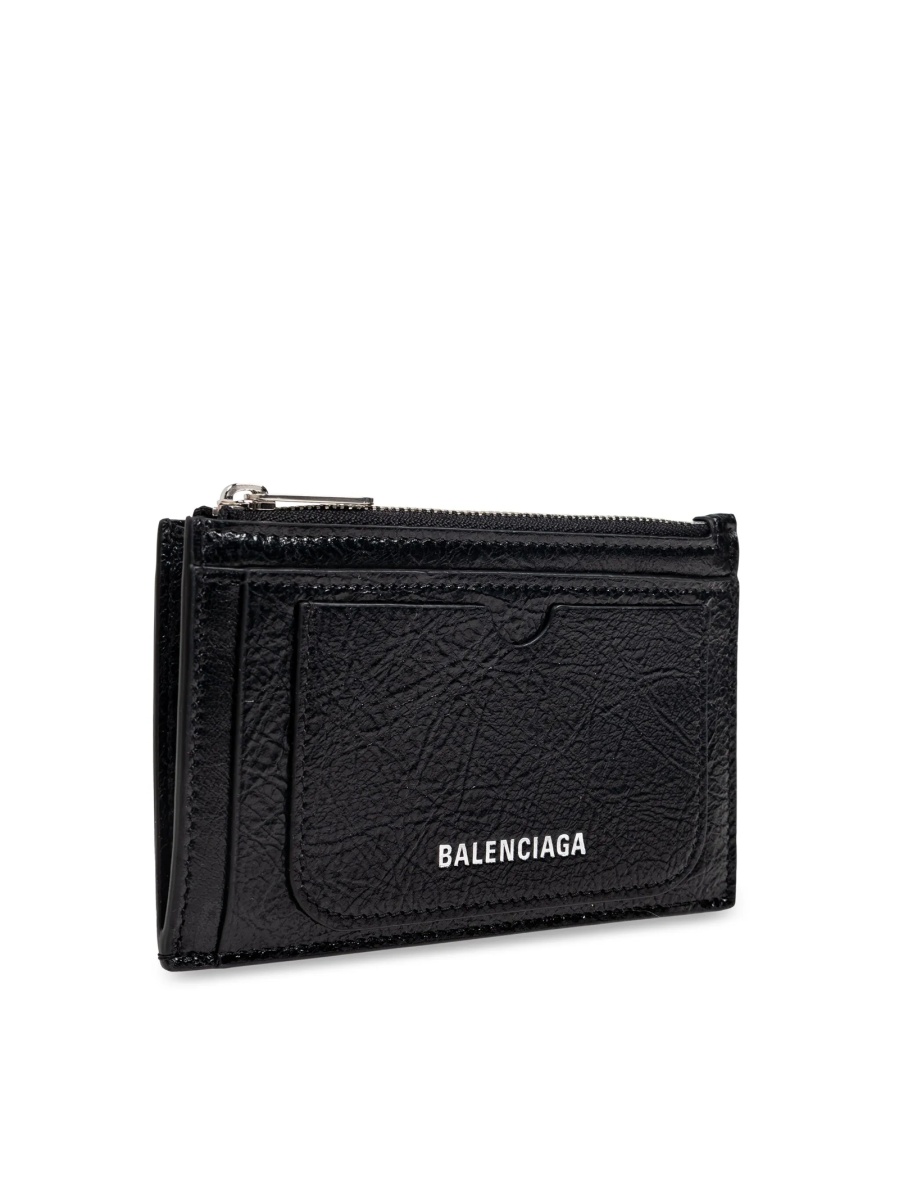 Portofel Balenciaga negru din piele - Img 4