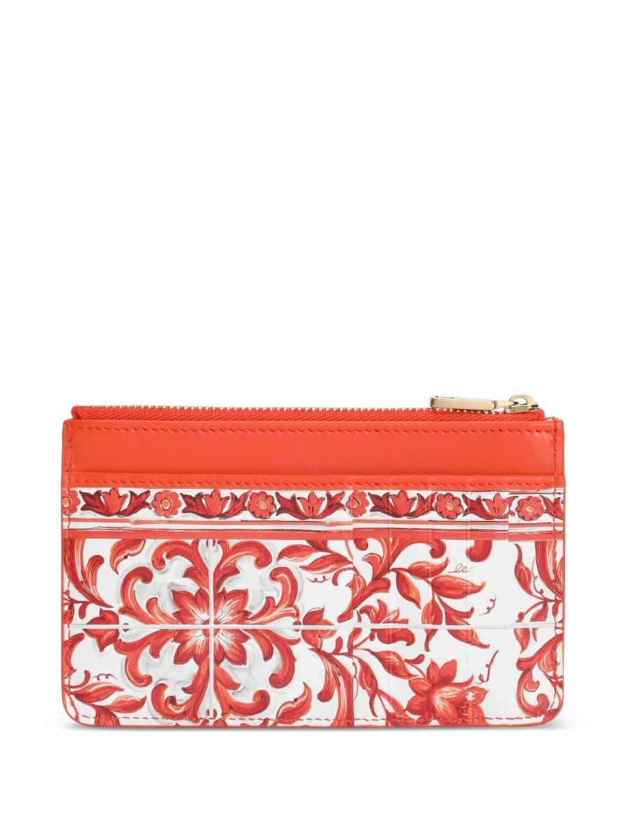 Portofel Dolce &amp; Gabbana rosu din piele - Img 2