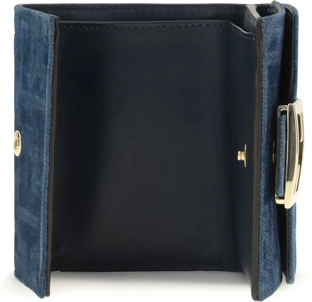 Portofel Fendi multicolor din jacquard FF - Img 3