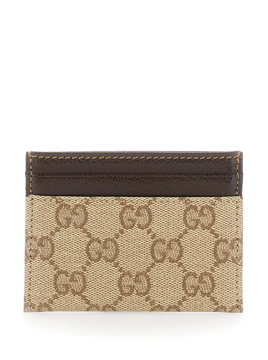 Portofel Gucci bej din canvas GG Supreme si piele - Img 2